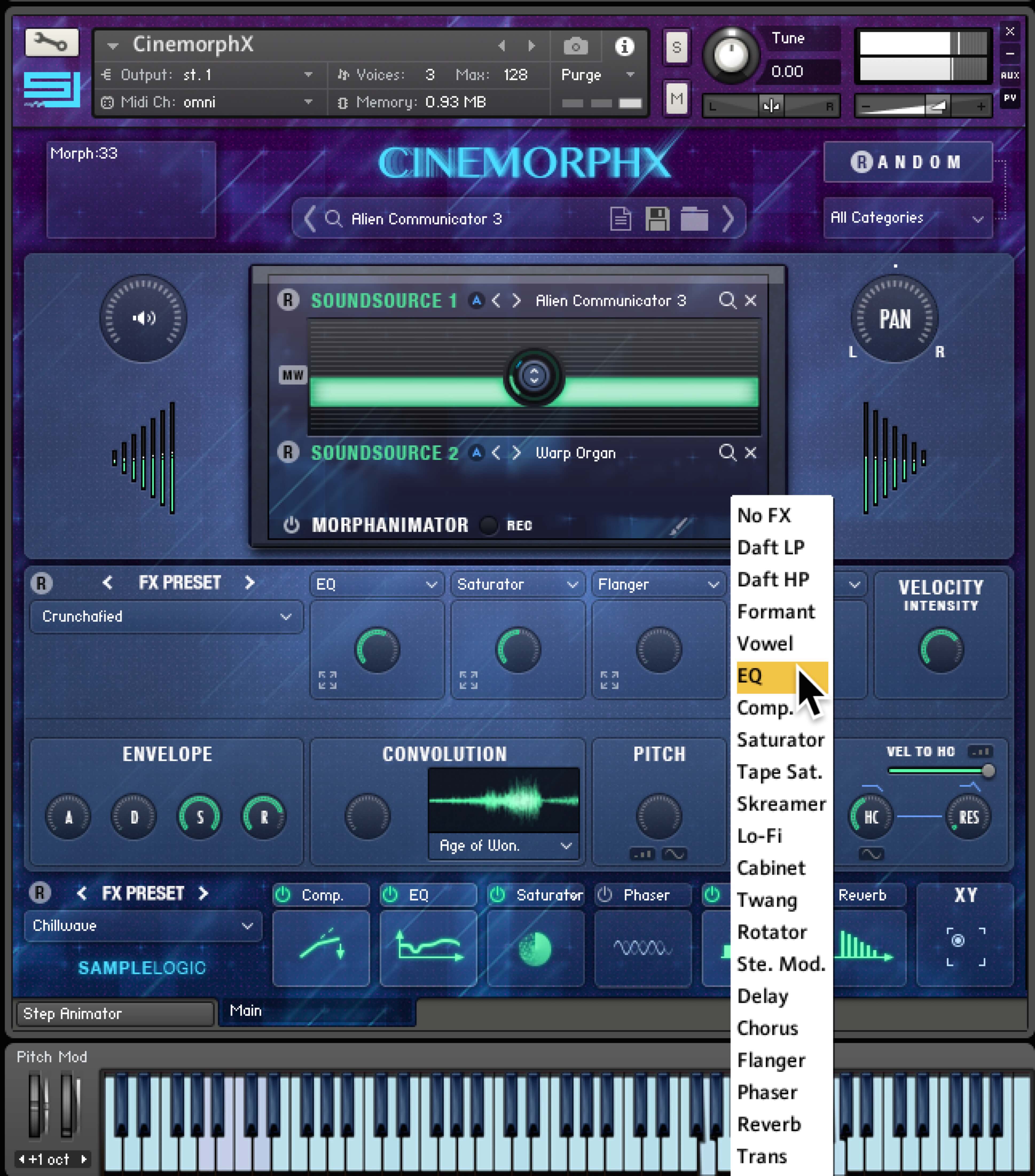 CINEMORPHX SAMPLE LIBRARY FOR KONTAKT PLAYER SAMPLE LOGIC LLC