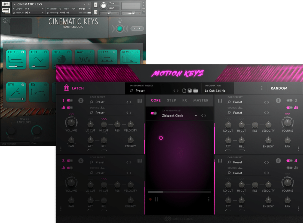 cinematickeysmotionkeys1 Sample Logic LLC.