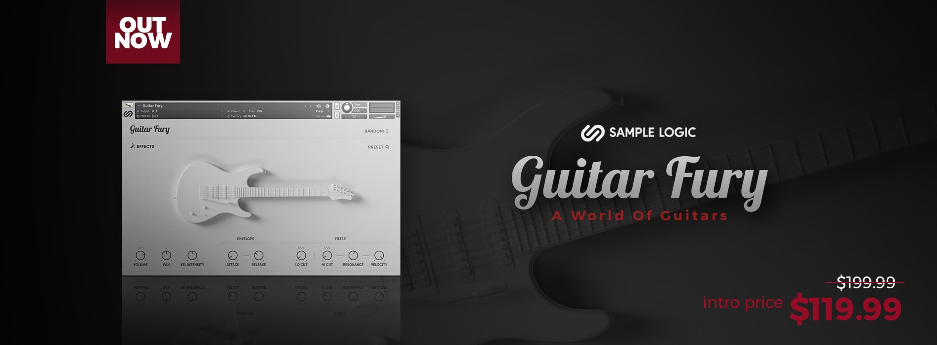 Out now guitar fury a world of guitars sample logic